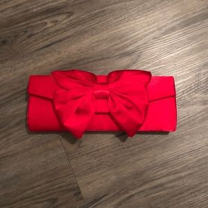 Red Bow Clutch